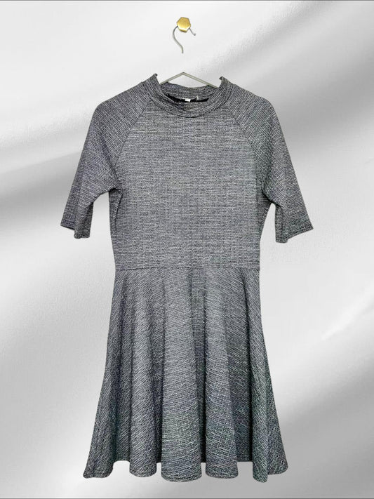 Apricot Grey Mini Dress