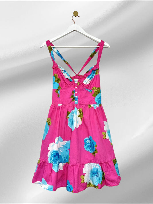 Abercrombie&Fitch Pink Floral Print Dress